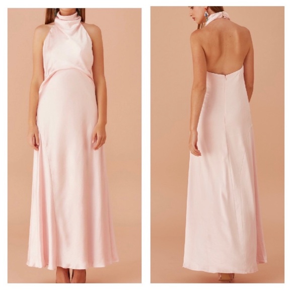 Keepsake The Label Manor Gown in Pale Pink Blush Color Size S US4 - Picture 2 of 3